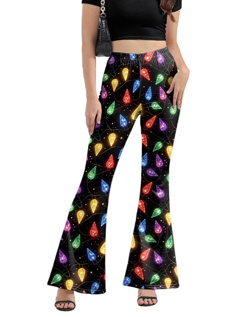 Black 1950s Christmas Pants 2