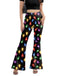 Black 1950s Christmas Pants 2