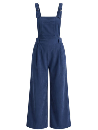 Corduroy Multi Pocket Straight Leg Jumpsuit 3