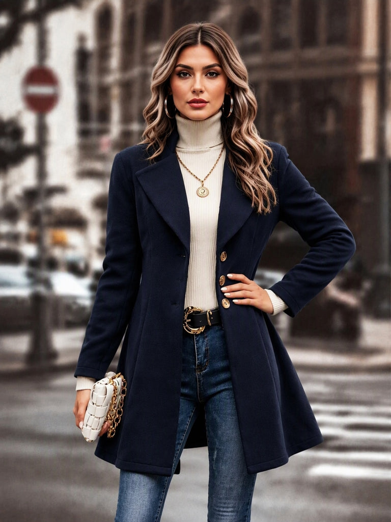 Dark Blue 1940s Jacket 4