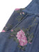 Blue 1940s Wide Leg Jumpsuit 4