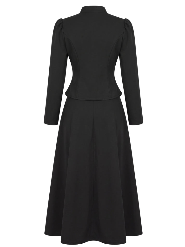 Black 1940s Dress 2
