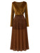 Dark Brown 1950s Sequin Dress 2
