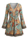 Light Brown 1960s Leopard Print Dress 4