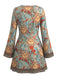 Light Brown 1960s Leopard Print Dress 5