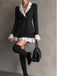 Khaki 1960s Lace Long Sleeve Jacket 5