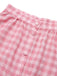 2PCS 1950s Pink Plaid Skirt & Romper With Belt