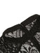 Black Halloween Lace Embroidered Patchwork Dress