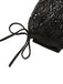 Black Halloween Lace Embroidered Patchwork Dress