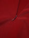 2PCS Burgundy 1950s Keyhole Sheer Stiching Top & Solid Pants