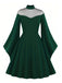 1950s Halloween Flare Sleeve Swing Dress