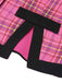 [Pre-Sale] Pink 1950s Woven Plaids Long Sleeve Coat