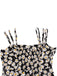 [Plus Size] Black 1950s Spaghetti Strap Daisy Dress