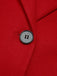 Red & Black 1950s Lapel Button Pocket Coat