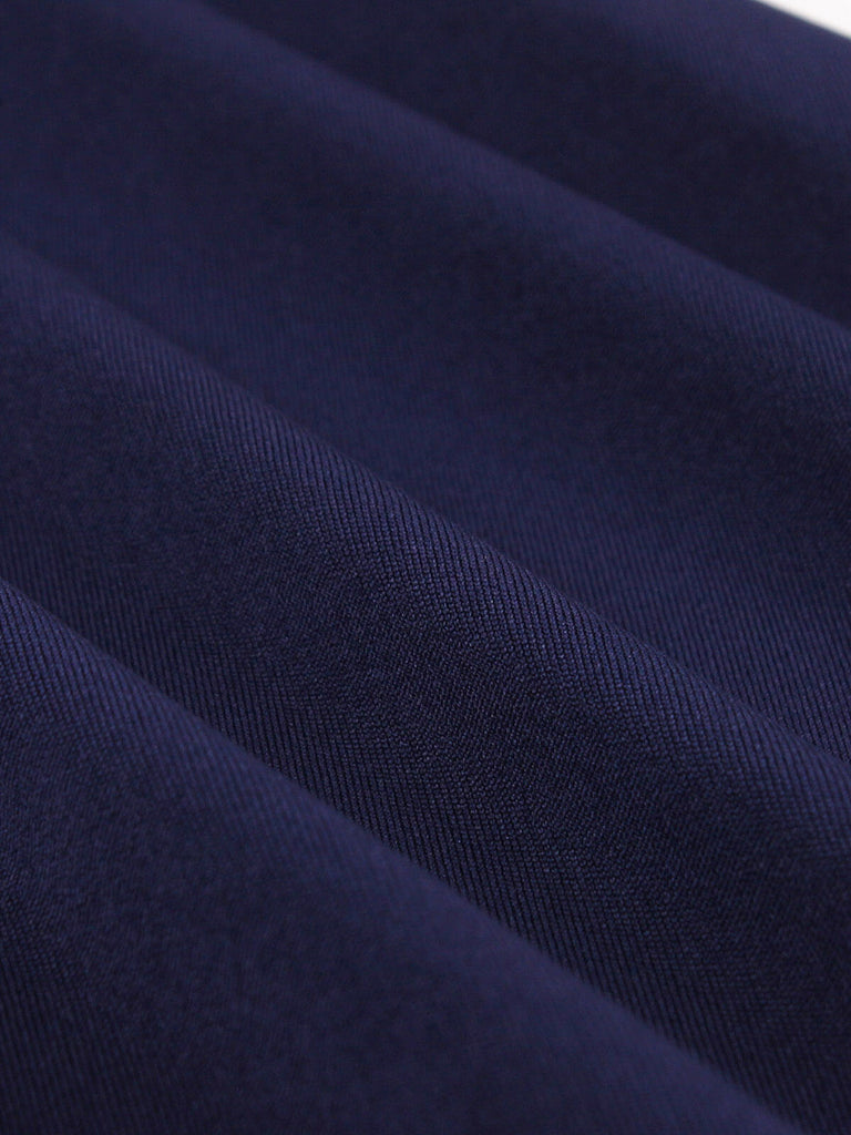 [Plus Size] Dark Blue 1950s Keyhole Swing Dress