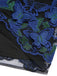 Black 1950s V-Neck 3D Butterfly Mesh Dress