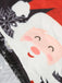 1950s Christmas Santa Claus Lace Patchwork Dress