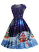 1950s Christmas Sweetheart Neckline Dress