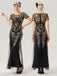 1920s Sequins Beading Mesh Formal Dress