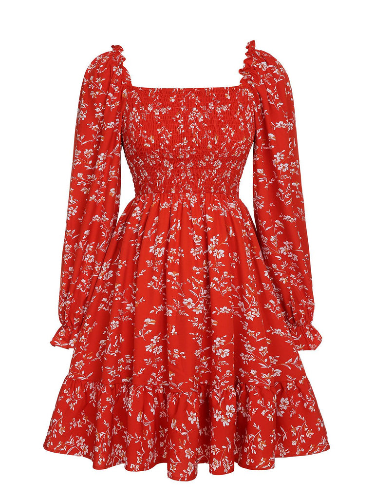 1950s long sleeve dress top