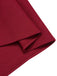 Red 1940s Buttoned Solid Skirt