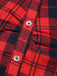 Red 1930s Christmas Plaid Jumpsuit