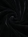 Black 1960s Solid Velvet Bow Dress