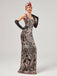 1920s Sequined Floor-Length Charleston Dress
