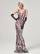 1920s Sequined Floor-Length Charleston Dress