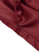 Wine Red 1960s Back Bowknot Pencil Dress