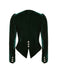 Green 1960s V-Neck Short Velvet Coat