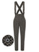1950s Plaid Pencil Suspender Pants