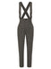 1950s Plaid Pencil Suspender Pants