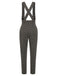 1950s Plaid Pencil Suspender Pants