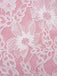Pale Pink 1950s Solid Lace Patchwork Dress