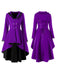 1960s Lace Buttoned Irregular Hem Coat