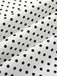 [Pre-Sale] White 1960s Polka Dot Button Pencil Dress