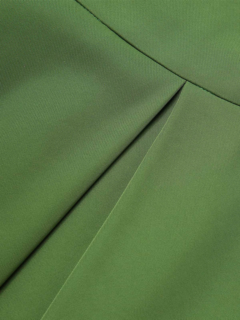 [Pre-Sale] Green 1950s Lucky Clover Buttoned Dress