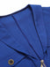 [Pre-Sale] Dark Blue 1940s Pockets Lapel Romper
