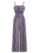 1930s Spaghetti Strap Lace-Up Bohemian Jumpsuit