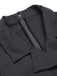 Gray 1940s V-Neck Lapel Lace-Patchwork Jumpsuit