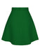 [Pre-Sale] Green 1960s Button Solid Belted Skirt