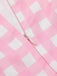 Pink 1950s Gingham Plaid Suspender Jumpsuit