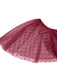 1950s Solid Dots Mesh Sleeve V-Neck Dress