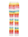 Rainbow 1950s Hollow Knitted Beach Pants