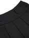 2PCS Black 1950s Plaid Halter Top & Umbrella Skirt