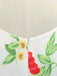 1950s Cherry Buttoned Sleeveless Dress