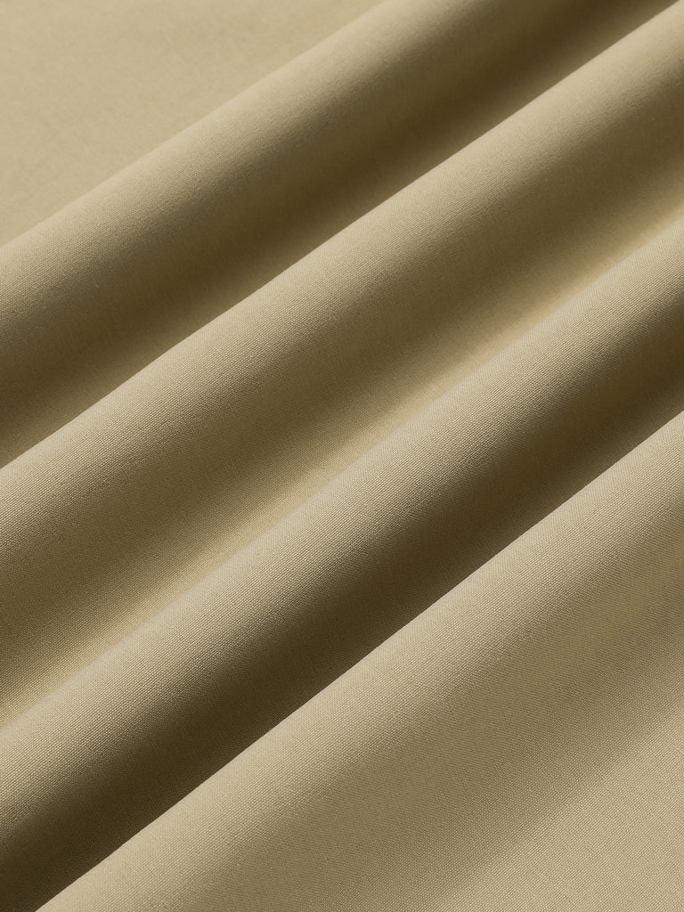 Camel 1930s Solid Strapless Belt Jumpsuit