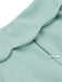 Green Gray 1950s Lapel Solid Dress
