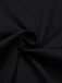 Black 1960s Solid Button Sleeveless Dress